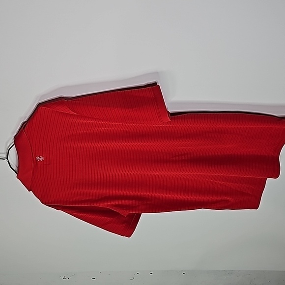 Izod medium red short sleeve polo shirt - Picture 4 of 7